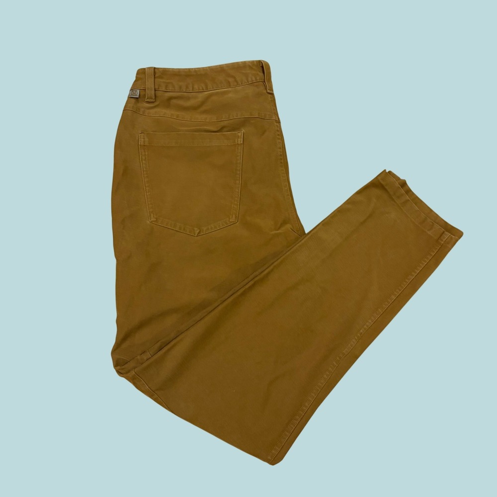 Lululemon ABC Pant Slim 5 Pocket Canvas Warpstreme Brown Ochre Mens 31 Inseam
